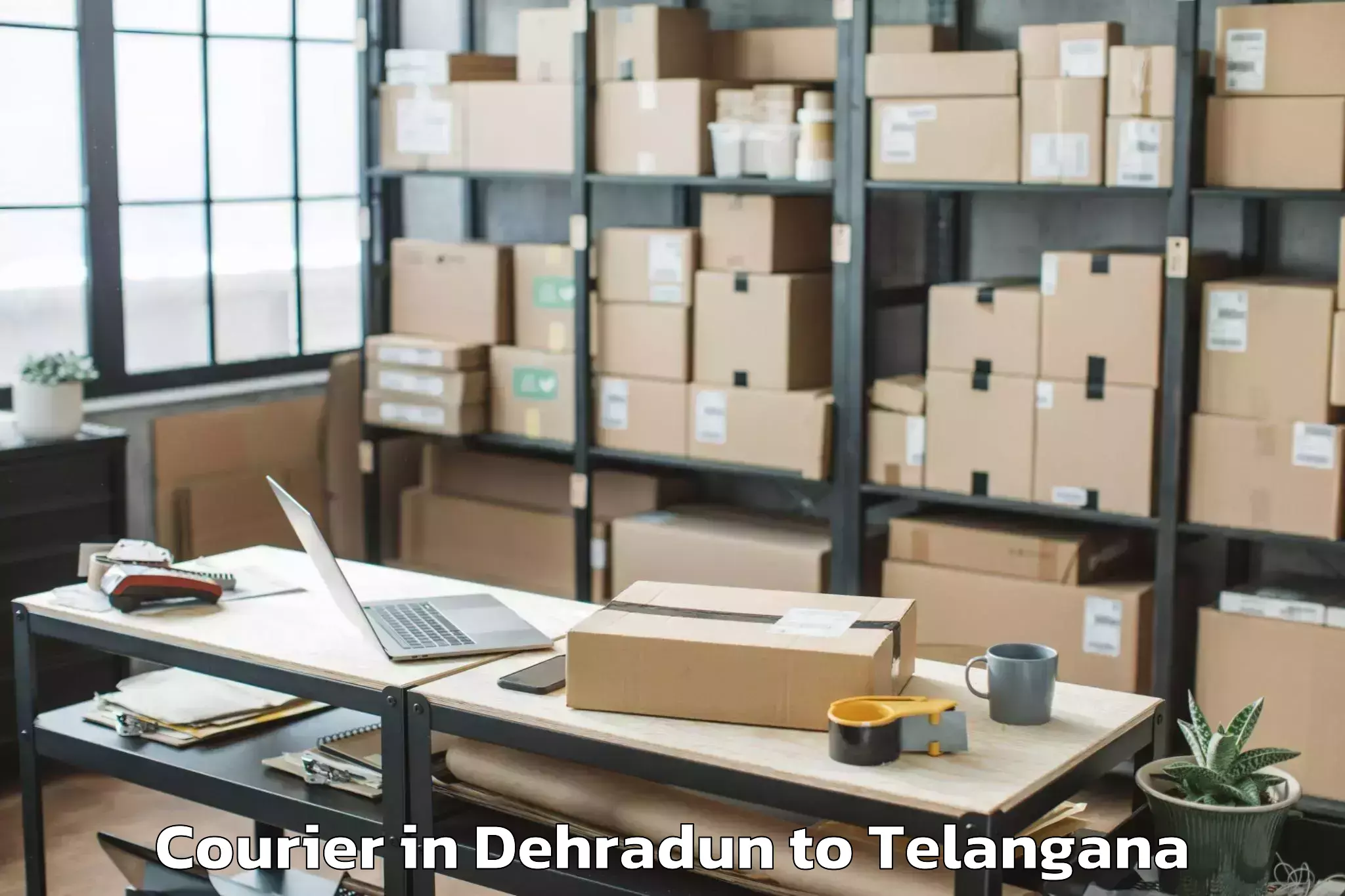 Hassle-Free Dehradun to Peddapalli Courier